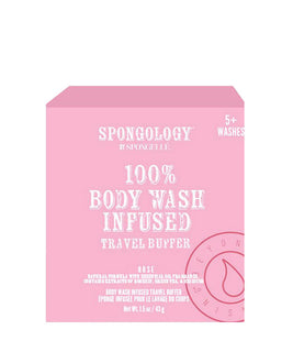 SPONGOLOGY TRAVEL BUFFER - ROSE 5+ washes, 43g