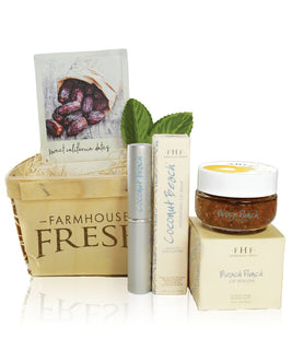 Beach Lip Kit Basket - gift set