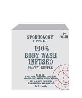 SPONGOLOGY TRAVEL BUFFER - COCONUT 5+ washes, 43g