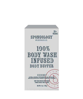 SPONGOLOGY BODY BUFFER - COCONUT 20+ washes, 120g