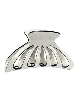Large Ivory Hair Claw with Detailing