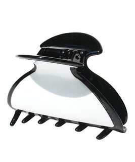Medium Multi-Tone White/Black Hair Claw