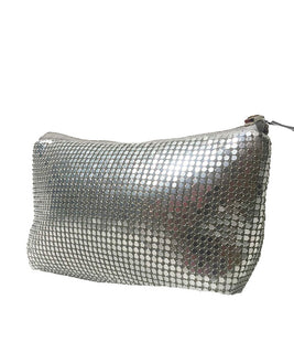 Silver Sequninned Pochette (15.5cm x 8.5cm x 3.5)
