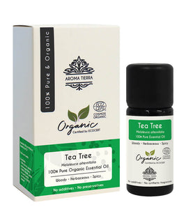 Organic Tea Tree Essential Oil - 10ml - by Aroma Tierra