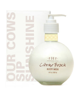 Citrine Beach Body Milk - Pump Top - 237ml - by Farmhouse Fresh