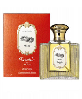 Miles Eau de Toilette for Men - woody fruity sweet perfume 100ml - by Detaille 1905