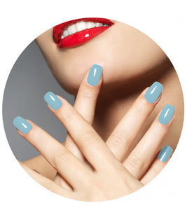Fedua Ultimate Gel Effect Nail Paint - Azure | BALMESSENCE
