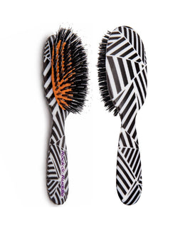 Black & White Wedges - Small Hairbrush