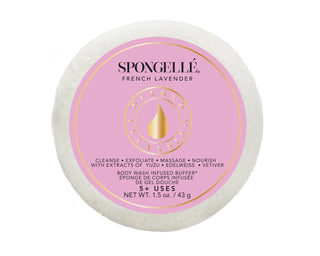 Spongette Travel Buffer - FRENCH LAVENDER 5 washes
