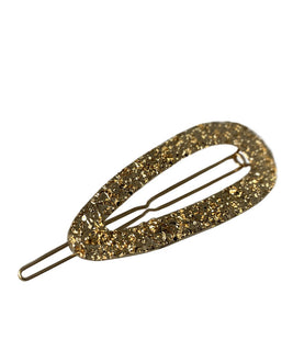 Gold Plated Hair Pin with Sedimentary Finishing