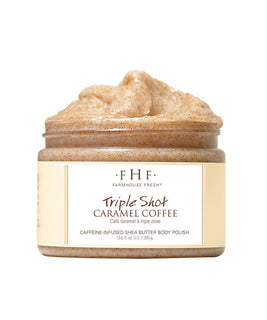 Triple Shot Caramel Coffee Shea Sugar Scrub- 354ml