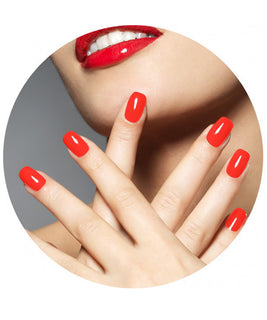 Fedua Ultimate Gel Effect Nail Paint - Warm Red | BALMESSENCE